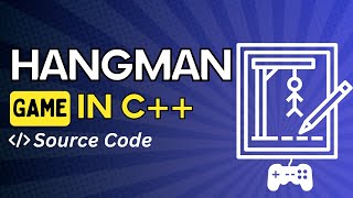 Hangman Game Tutorial in C++ | Hangman game code in C++ with Source Code | Urdu/Hindi screenshot 3