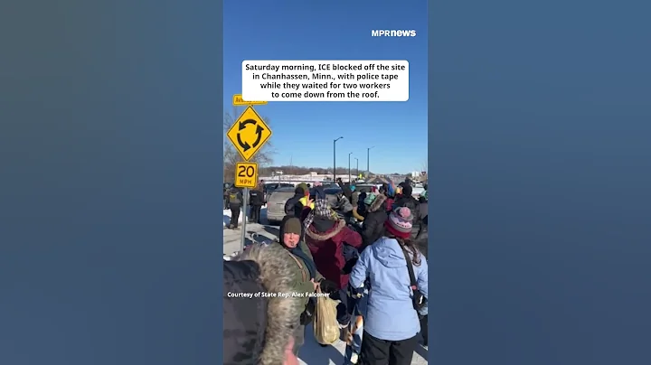 ICE agents corner workers on roof for hours amid frigid temperatures