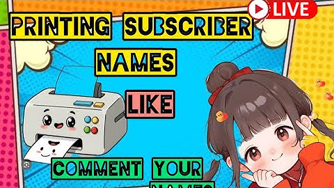 Writing my subscriber names in printer 🖨️#shotlive#virallive#viralprinter#names