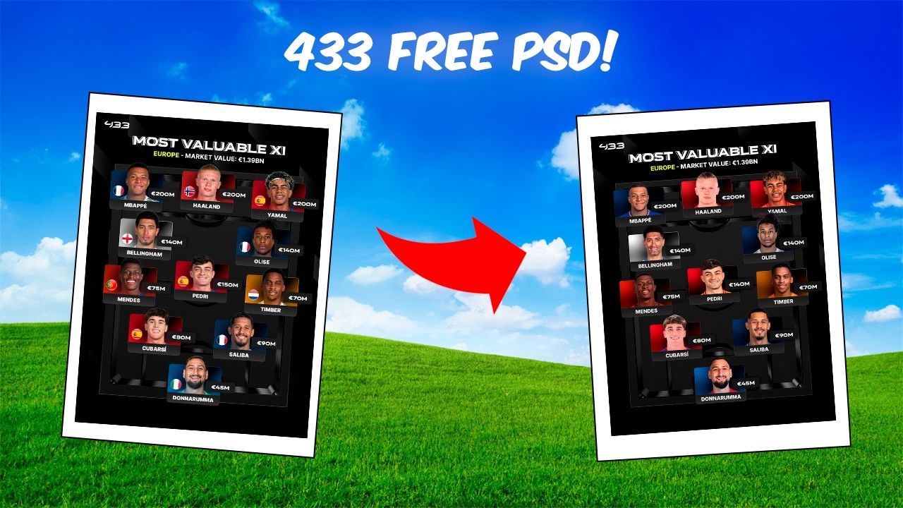 433 Design Free PSD π₯ | 433 Design π‘ | Tutorial (XI) - YouTube