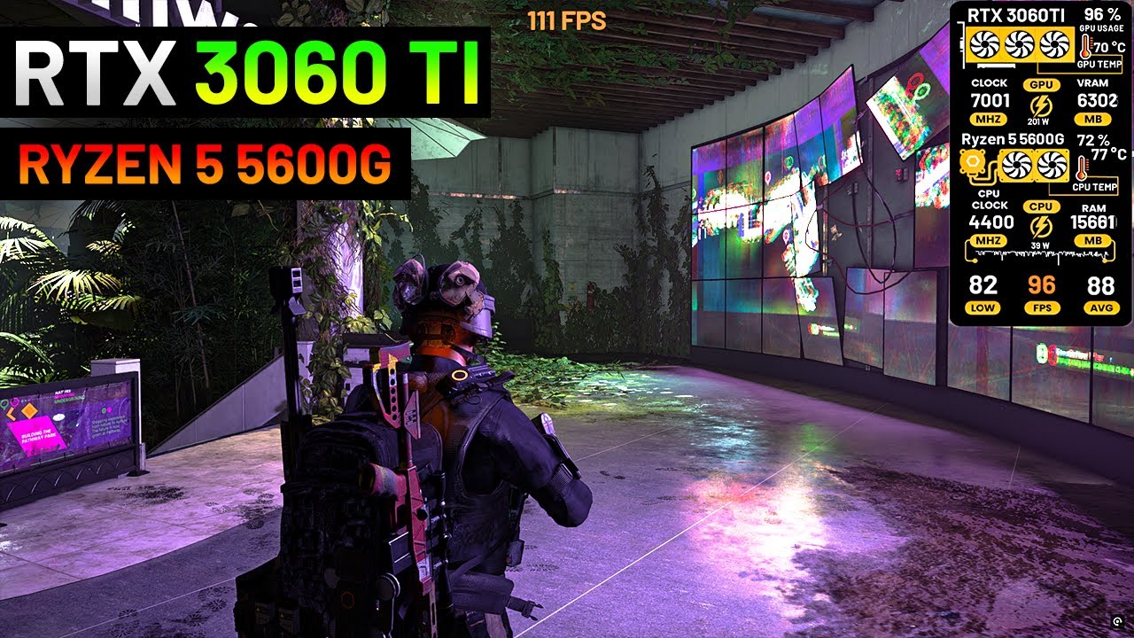 The Division 2 Best Setting - Ryzen 5 5600G - RTX 3060 Ti 8GB - 1080p