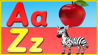 phonics apple to zebra abc song learn abc alphabet for children