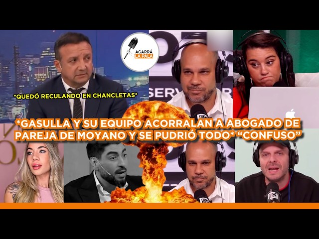 ¡¡¡GASULLA Y SU EQUIPO ACORRALAN A ABOGADO DE PAREJA DE MOYANO Y LO HICERON RECULAR EN CHANCLETAS!!!