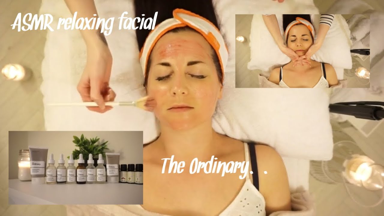 ASMR Facial using only The Ordinary products | Including Alternative line ups for all skin types.