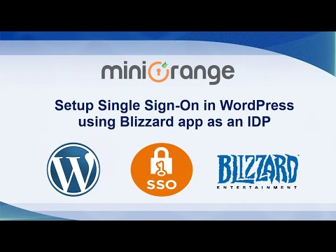 Blizzard Single Sign-On (SSO) | Blizzard SSO Login into WordPress with OAuth /OpenID Connect Plugin