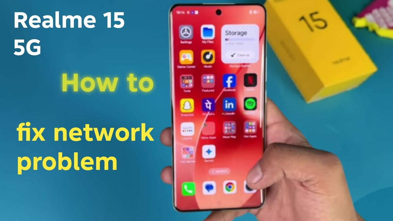 Realme 15 5G: как исправить проблему с сетью