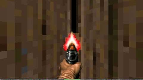 Deep Q Network trained to navigate level in Doom