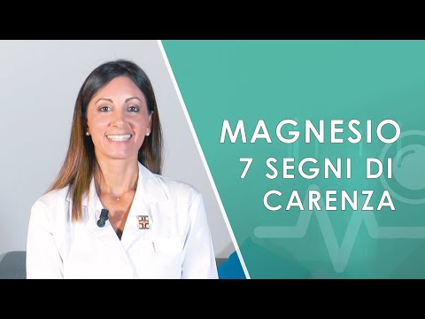 Video: Ipomagnesemia (basso Contenuto Di Magnesio): Sintomi, Cause E Diagnosi