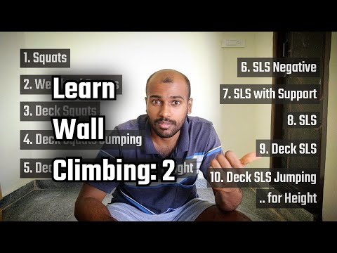 10 Exercises to Increase Your Leg Strength | Learn Wall Climbing - 2 | Parkour