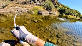 Pescando y Explorando Río LLENO de Lobinas!