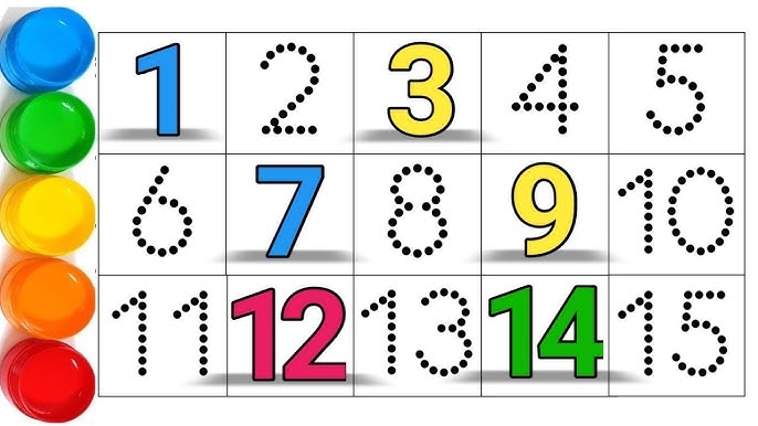 123 Learn to count & Trace with dotted line & colors | 1 to 40 Numbers | For kids and Toddlers - YouTube 123-learn-to-count-trace-with-dotted-line-colors-1-to-40-numbers-for-kids-and-toddlers-youtube