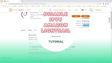 How to Disable IPv6 Amazon Lightsail