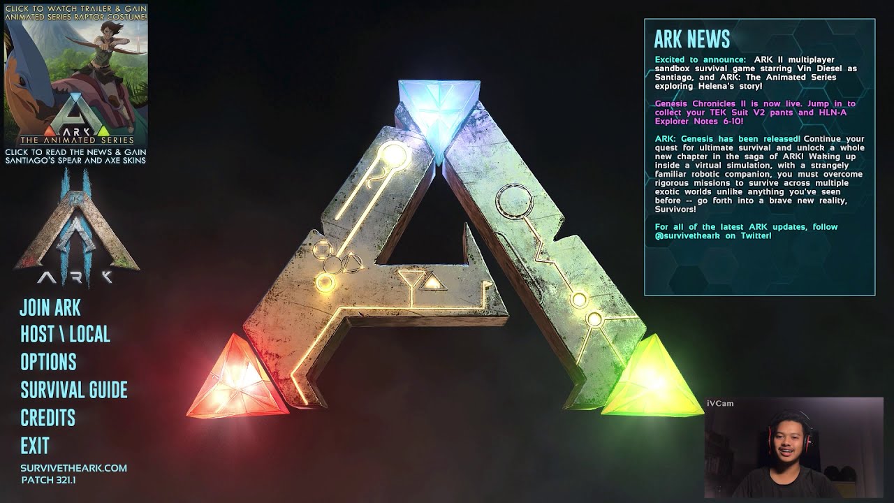 ark survival evolved ตั้งค่า  New  ARK pc:สอนสร้างเซิฟเล่นคนเดียวอย่างง่าย