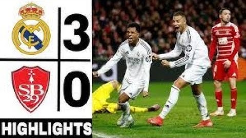 Real Madrid vs Brest 3-0 Hіghlіghts & All Goals 2025 Bellingham & Rodrygo Show🔥#realmadrid
