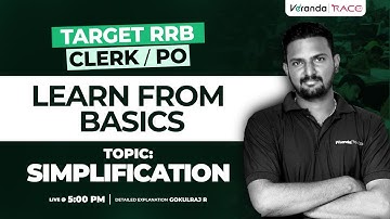 TARGET RRB CLERK / PO| LEARN FROM BASICS | SIMPLIFICATION | BY GOKUL SIR
