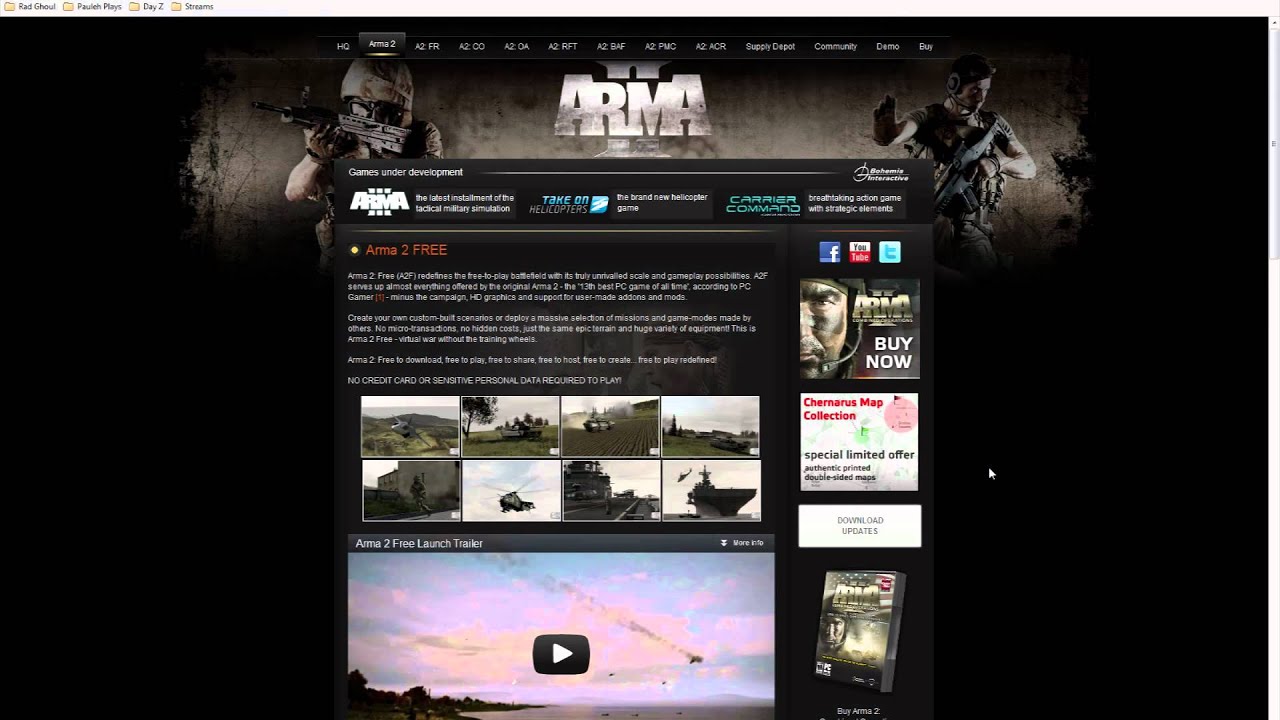 How to get ArmA 2 free version YouTube
