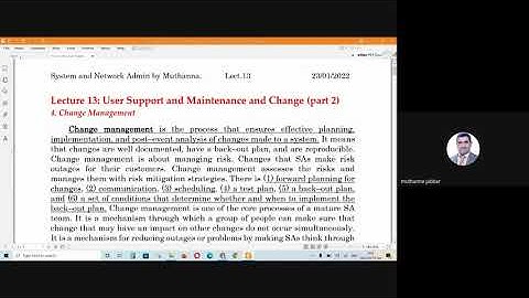 4th stage Morning  System and Network Administration Lecture 12 on 16-01-2022  نظري