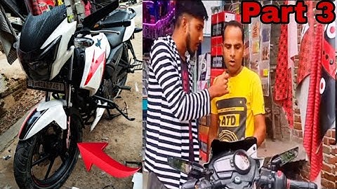 Tvs apache RTR 1604v modification |अबतक की सबसे ज्यादा modified TVs Apache160 4v 2022 #Apache#modify