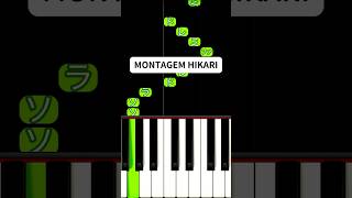 今流行りの MONTAGEM HIKARI 弾き方 #ピアノ簡単 かんたーんピアノ