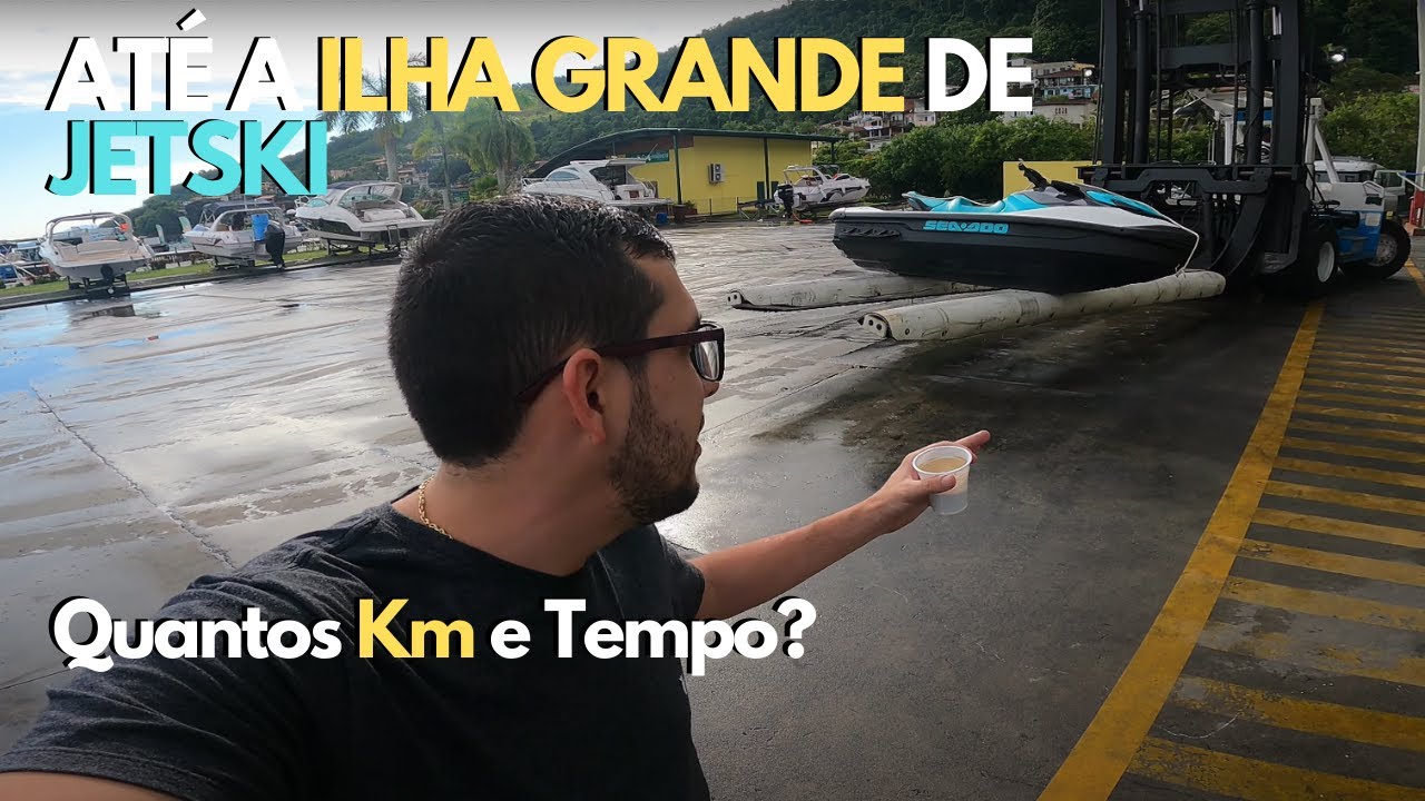 Travessia de JETSKI de ANGRA até a ILHA GRANDE - VOLTEI A GRAVAR