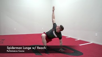 Spiderman Lunge with Rotation and Rock Back