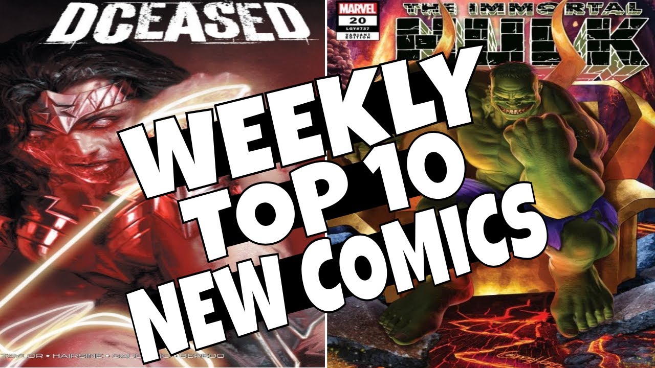 HOT TOP 10 NEW COMICS TO BUY FOR JULY 3RD - NCBD WEEKLY PICKS FOR NEW COMIC BOOKS - MARVEL and more