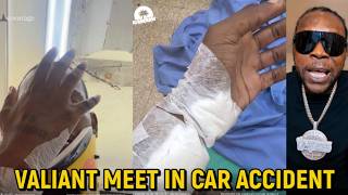 (BREAKING) VALIANT CRASH IN SERIOUS ACCIDENT & IS IN PAIN |VYBZ KARTEL REVEALS THIS |MASICKA TICKETS