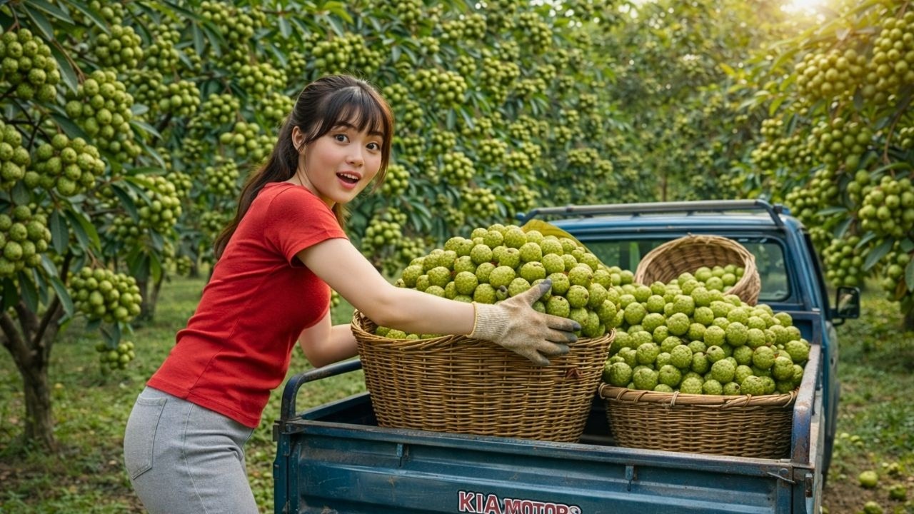 Harvesting 500+ kg of Ambarella for the Market | Making Bamboo Household Items