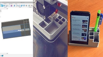 Make a Desk Organizer / Fusion 360 / 3D Printing