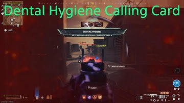 MWZ Dental Hygiene Calling Card 😎#callofduty #cod #ps5 #warzone #gameplay #mw3