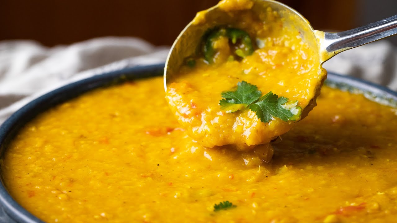 Homestyle Masoor Dal | Instant Pot Red Lentils - YouTube