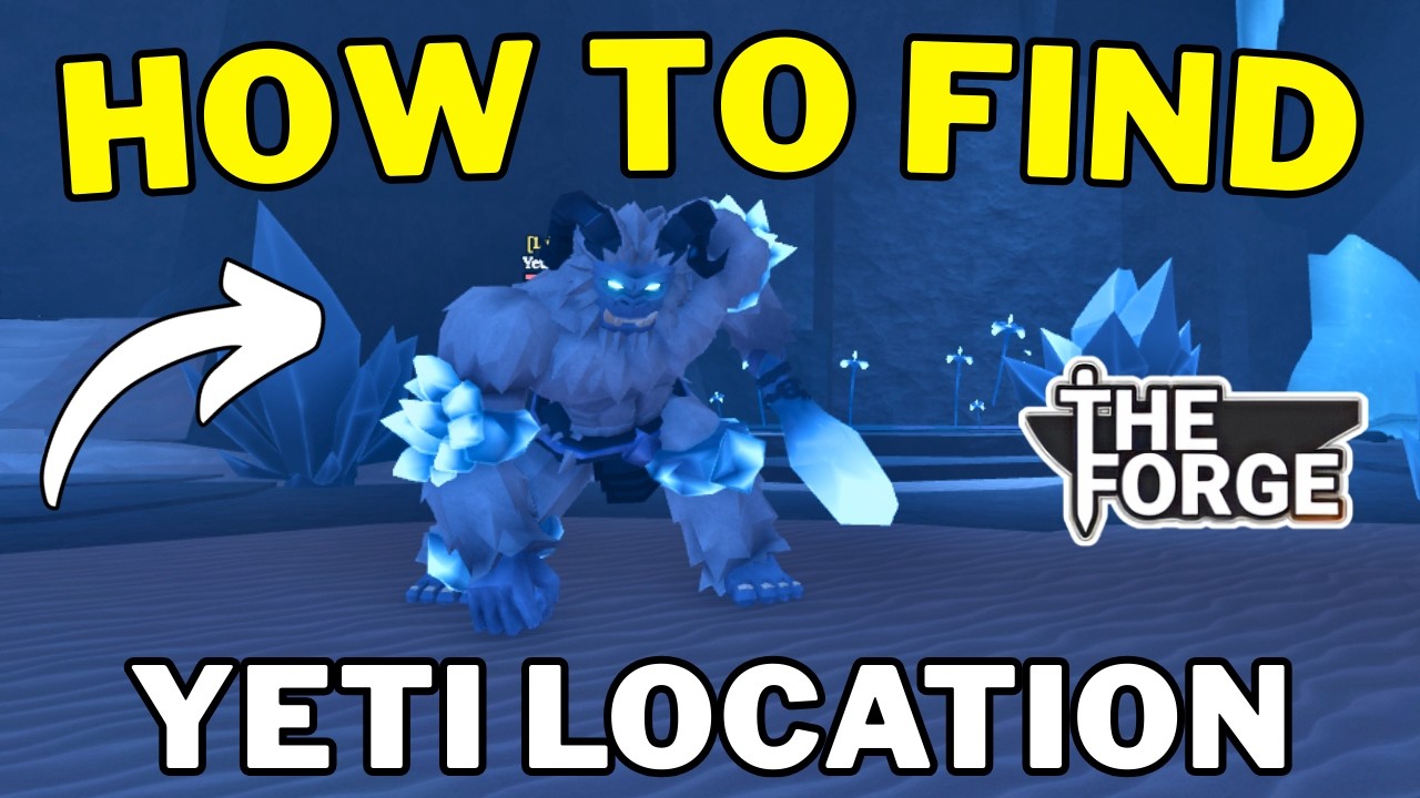 Where To Find The Yeti in The Forge | Yeti Location The Forge | Roblox