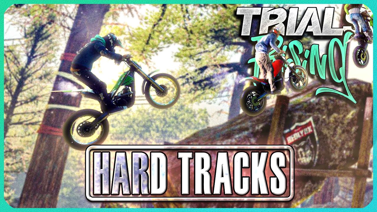 🚲Hard Tracks -- Trials Rising (4K | No Commentary)
