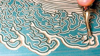 [판화] 물고기 판화와 에코백 제작 과정 / Linocut / handprint / DIY stamped / Tote bag
