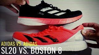 ADIDAS SL20 Vs Adizero Boston 8 - ITA (ENG subtitles) - YouTube