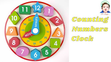Counting | Numbers | Colors & Shapes | Clock For Kids | Learn to Tell Time On a Clock | Analog Clock