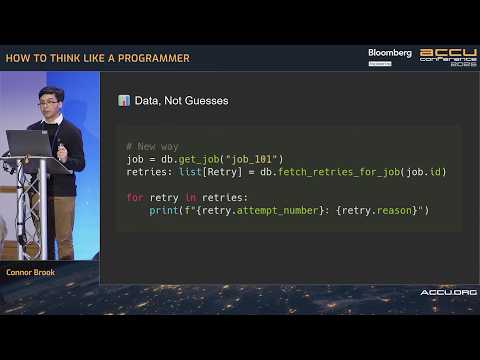How to Think Like a Programmer Connor Brook ACCU 2025