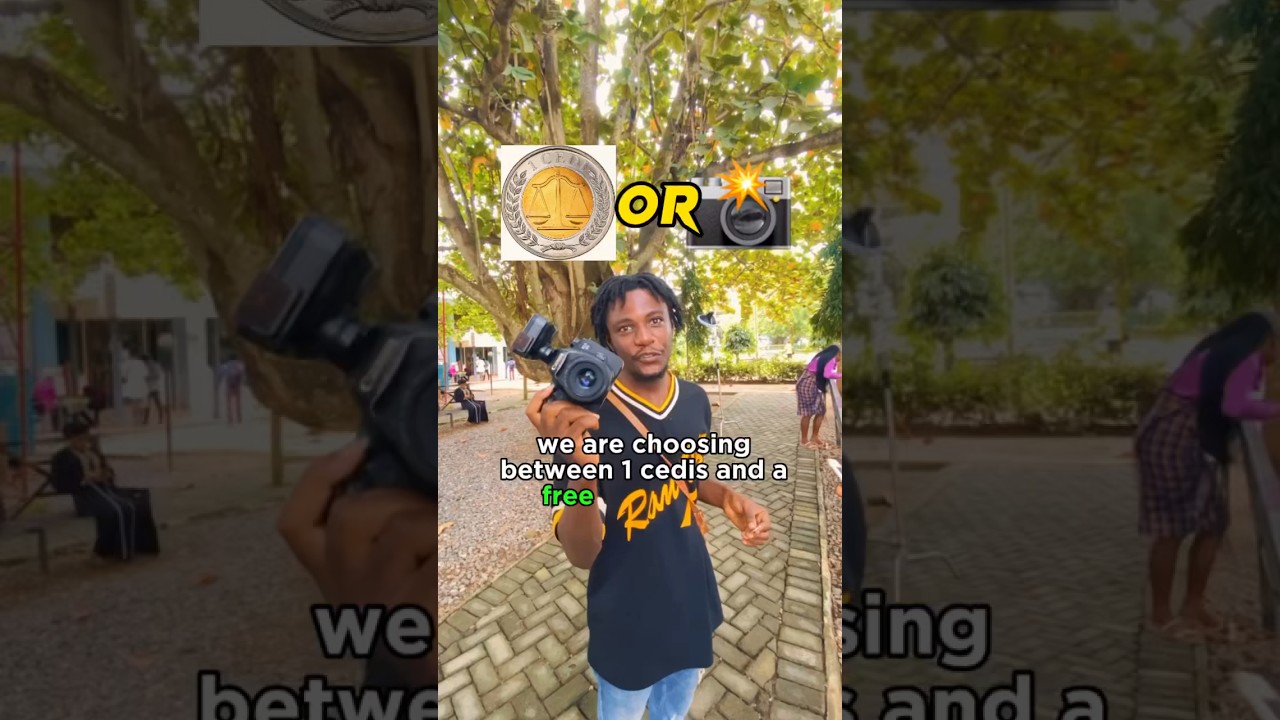 1 cedi or photoshoot asking ktu student to choose . 