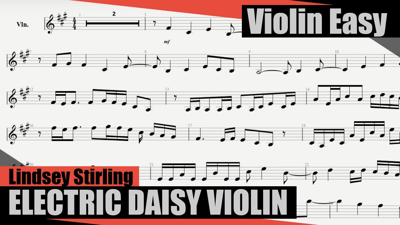 lindsey stirling transcendence sheet music pdf
