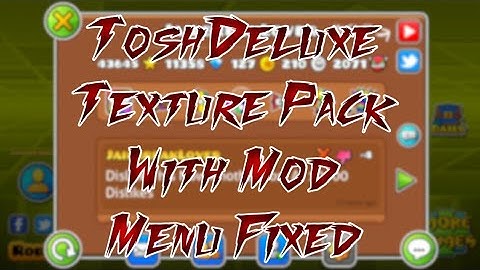 ToshDeluxe Texture Pack With Mod Menu Fixed Geometry Dash 2.11