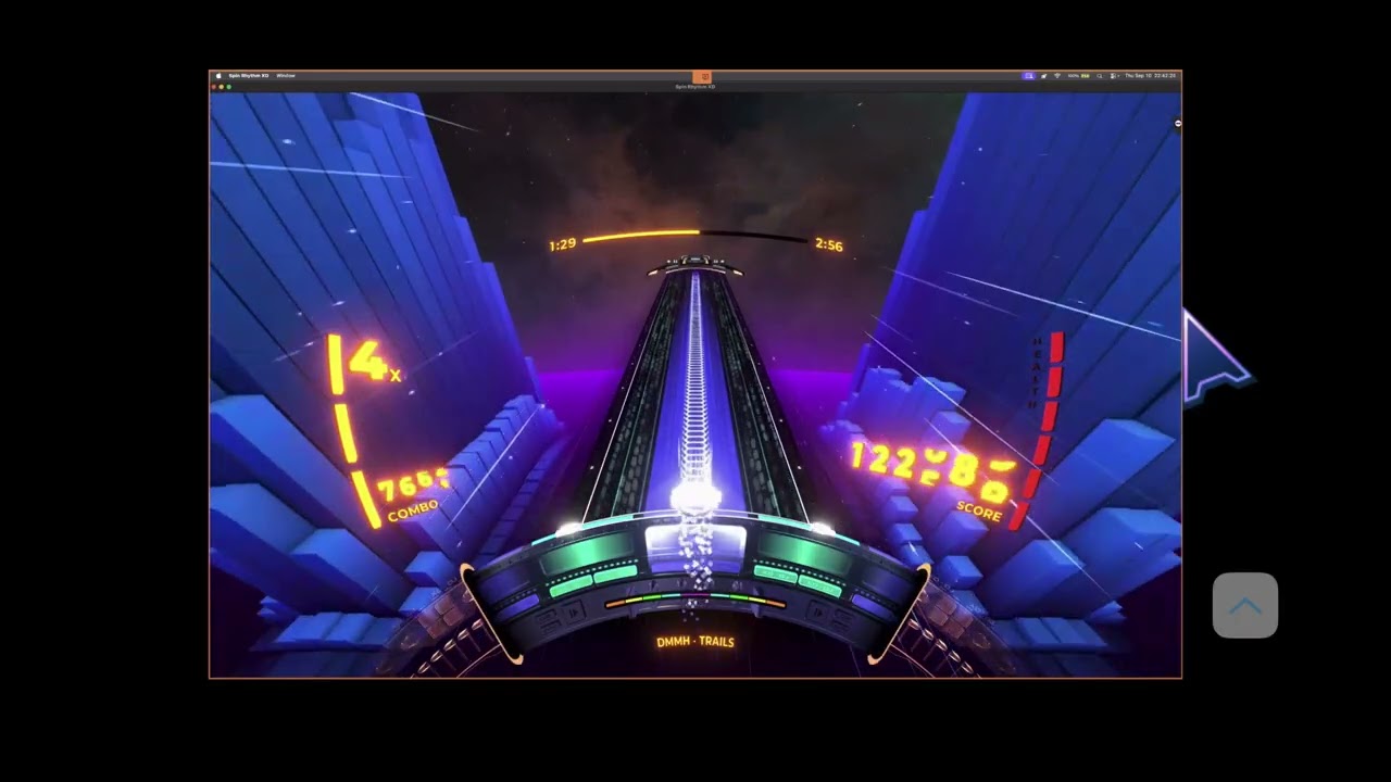 Spin Rhythm XD Ep. 2481: TRAILS - DMMH. 236K score. Level 2292