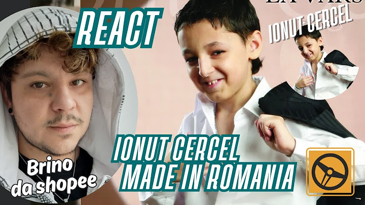REACT Ionut Cercel - Made in Romania - QUE MENINO BÃO!