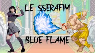 LE SSERAFIM 르세라핌 - Blue Flame Rock Cover