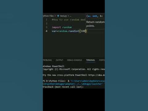 Random module in python || Random module in python part-1 || How to use ...