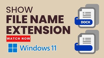 An easy way to show the file name extensions on Windows 11
