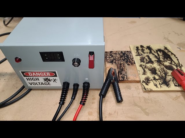 Make a Neon Sign Lichtenberg Wood Burning Machine