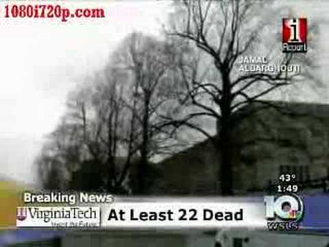 Virginia Tech Shooting cell phone video Blacksburg...