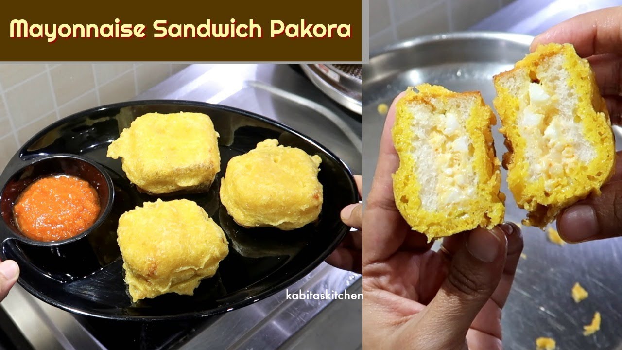 indian food recipes healthy Bread Pakoda | अंडे का पकोड़ा | Bread Egg pakoda| KabitasKitchen