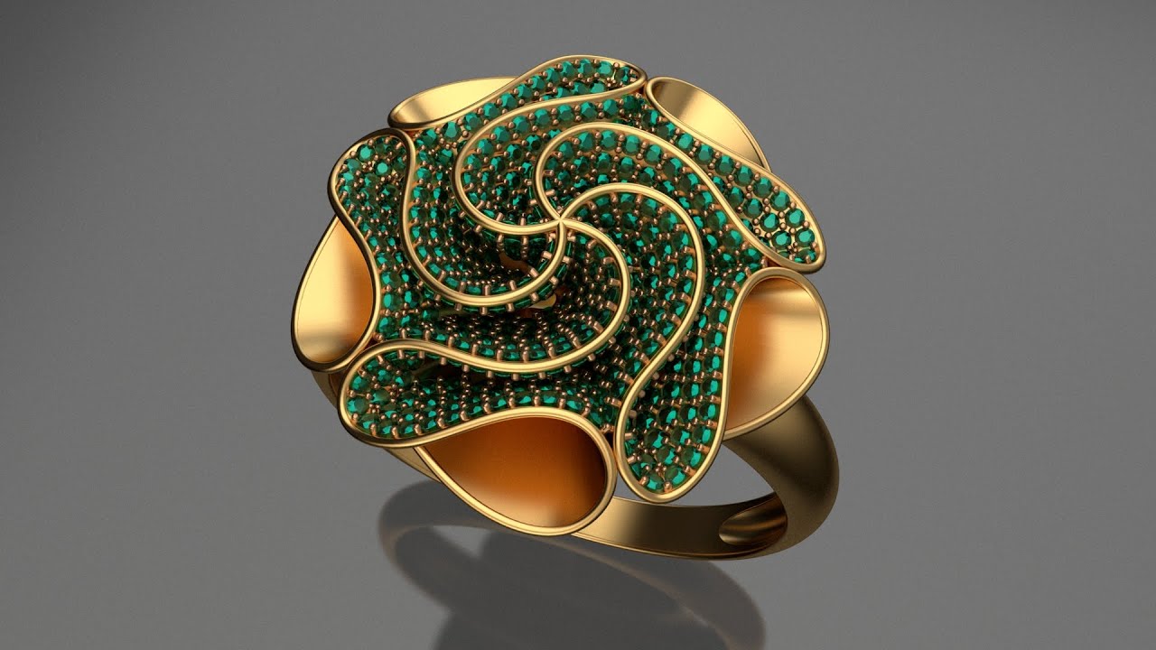 How to make your own jewelry  Design rings with 3d jewelry designer #1 