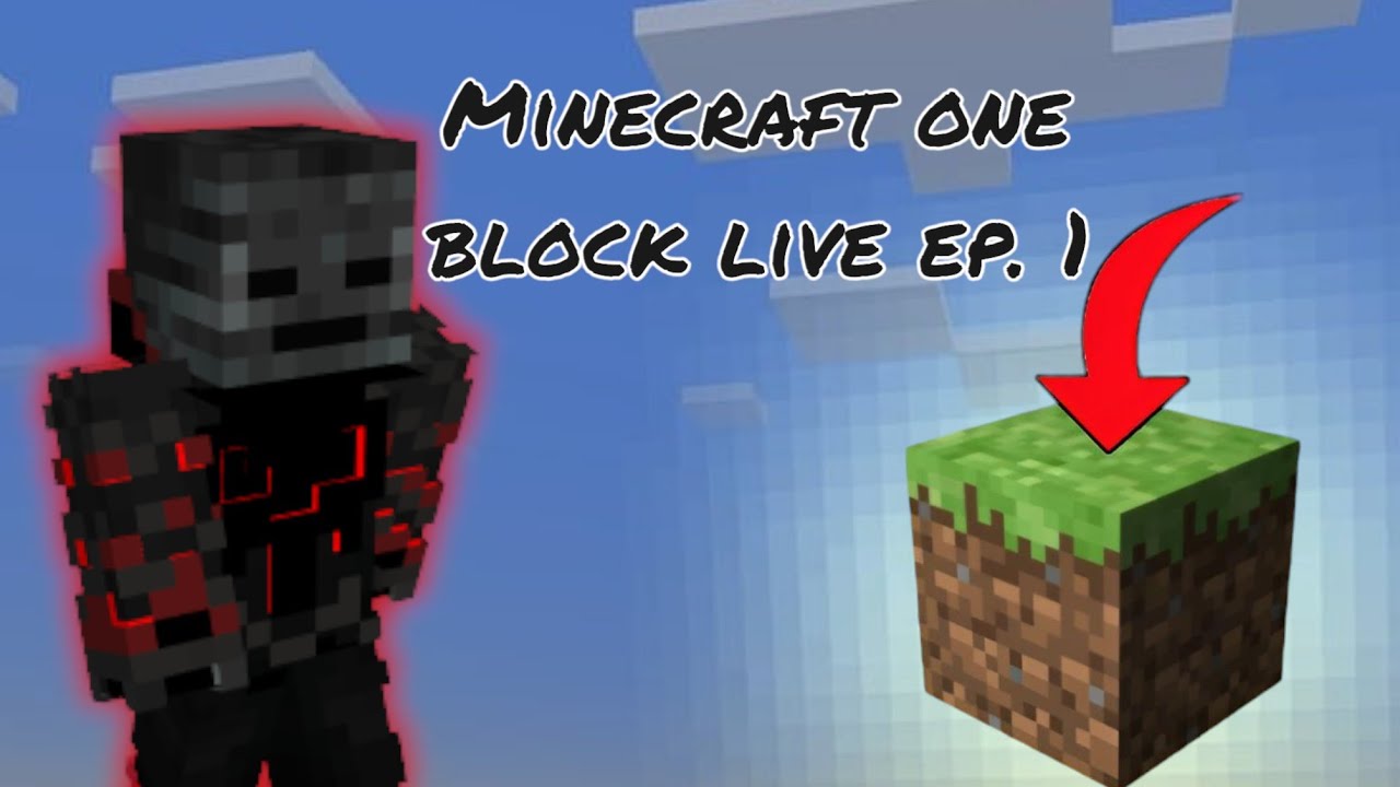 live Minecraft one block - YouTube